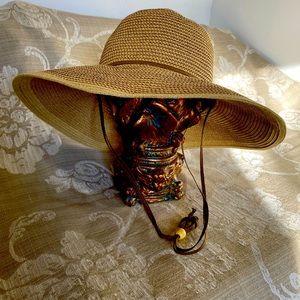 large floppy sun hat